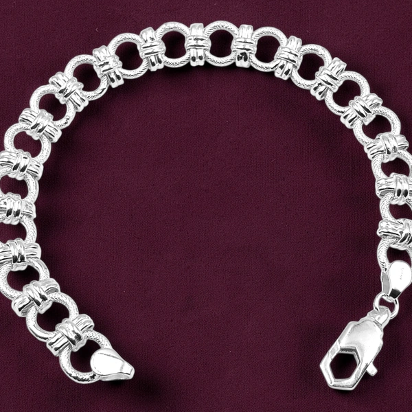 Avani Jewellers Silver Gents Bracelet - 13.57, 8.8 INCH