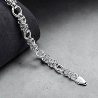 Avani Jewellers Silver Gents Bracelet - 9.4, 8.5 INCH