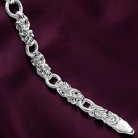 Avani Jewellers Silver Gents Bracelet - 9.4, 8.5 INCH