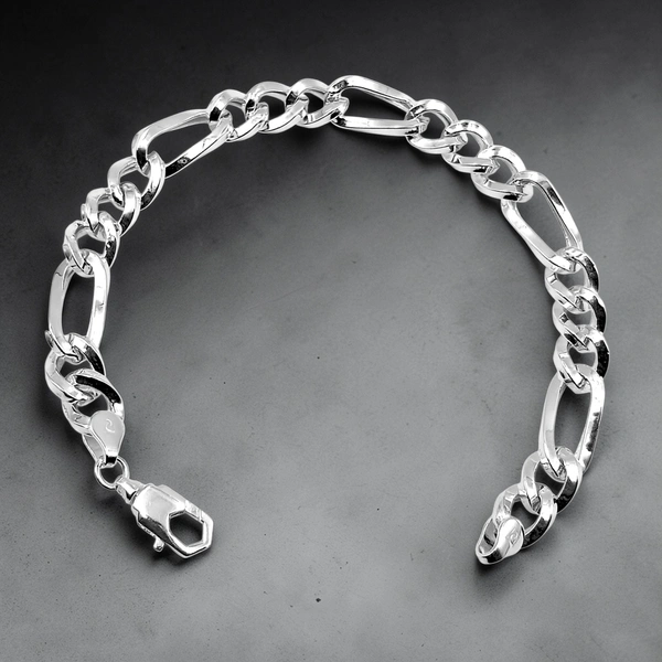 Avani Jewellers Silver Gents Bracelet - 13.32, 8.5 INCH