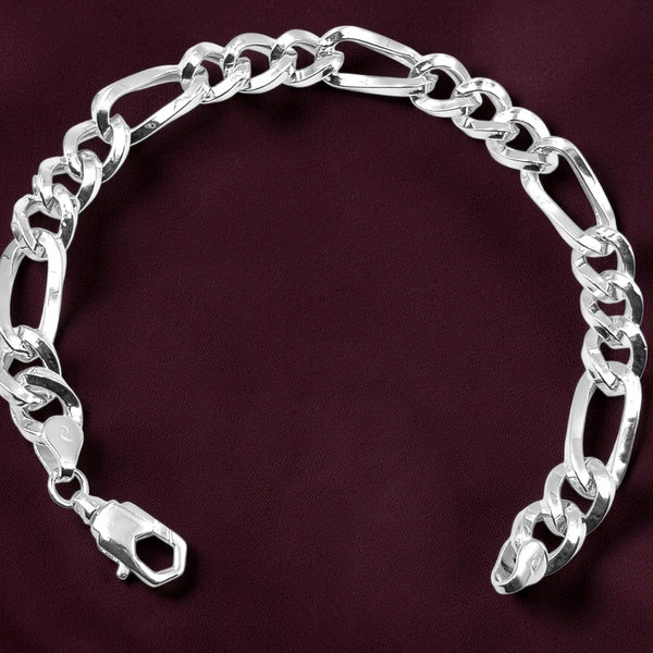 Avani Jewellers Silver Gents Bracelet - 13.32, 8.5 INCH