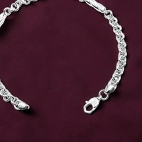 Avani Jewellers Silver Gents Bracelet - 6.21, 8.5 INCH