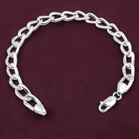 Avani Jewellers Silver Gents Bracelet - 8.79, 8.7 INCH