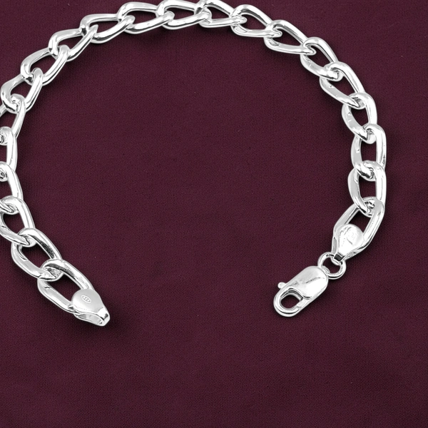 Avani Jewellers Silver Gents Bracelet - 8.79, 8.7 INCH
