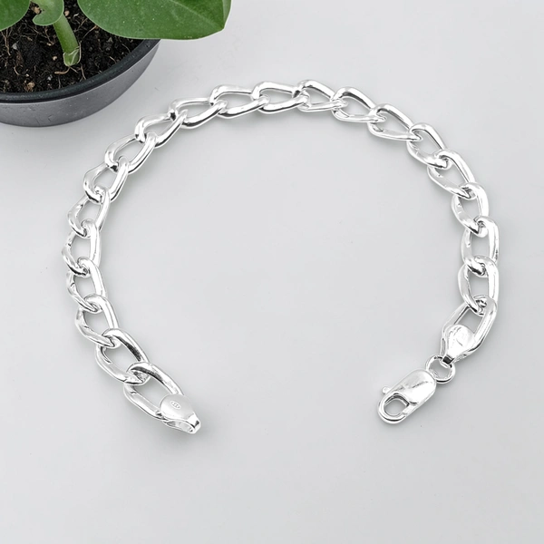 Avani Jewellers Silver Gents Bracelet - 8.79, 8.7 INCH