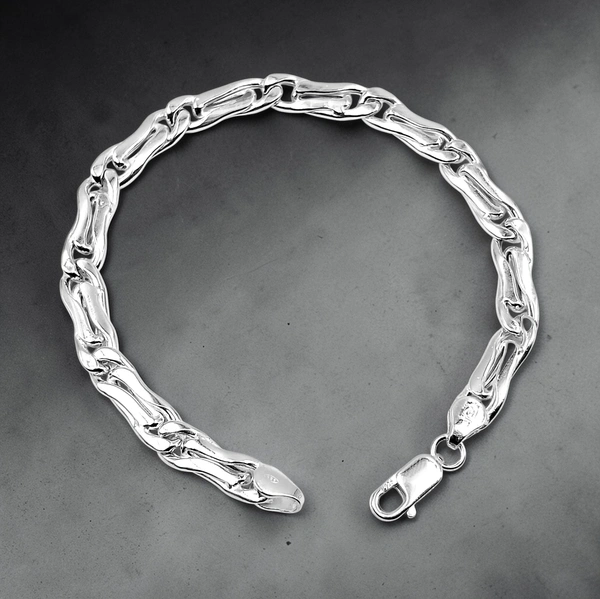Avani Jewellers Silver Gents Bracelet - 10.67, 8.5 INCH