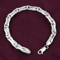 Avani Jewellers Silver Gents Bracelet - 10.67, 8.5 INCH