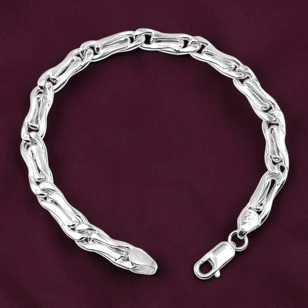 Avani Jewellers Silver Gents Bracelet - 10.67, 8.5 INCH
