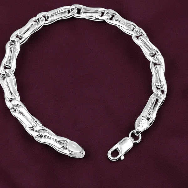 Avani Jewellers Silver Gents Bracelet - 10.67, 8.5 INCH