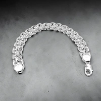 Avani Jewellers Silver Gents Bracelet - 20.03, 8.6 INCH