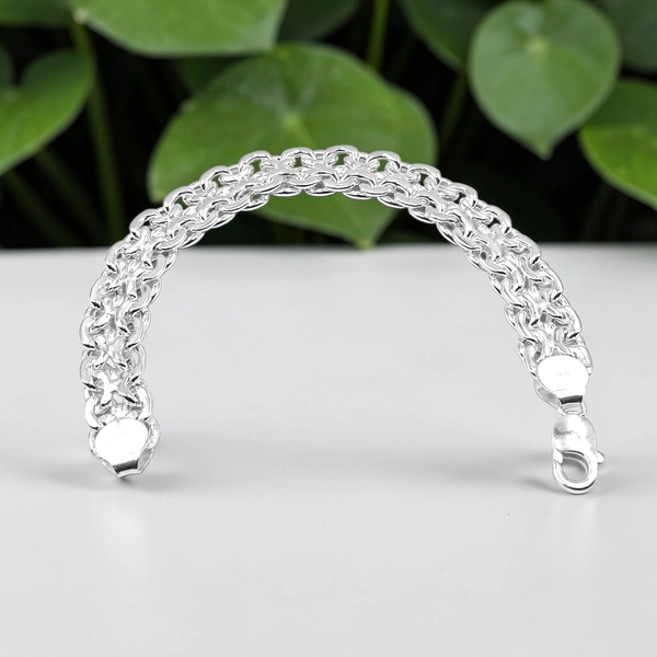 Avani Jewellers Silver Gents Bracelet - 20.03, 8.6 INCH