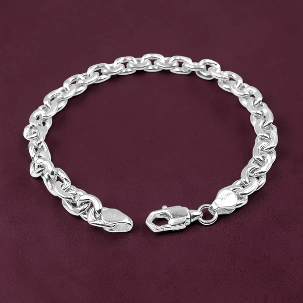 Avani Jewellers Silver Gents Bracelet - 9.93, 8.5 INCH