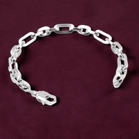 Avani Jewellers Silver Gents Bracelet - 12.23, 8.5 INCH