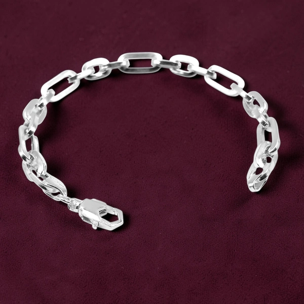 Avani Jewellers Silver Gents Bracelet - 12.23, 8.5 INCH