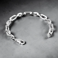 Avani Jewellers Silver Gents Bracelet - 12.23, 8.5 INCH