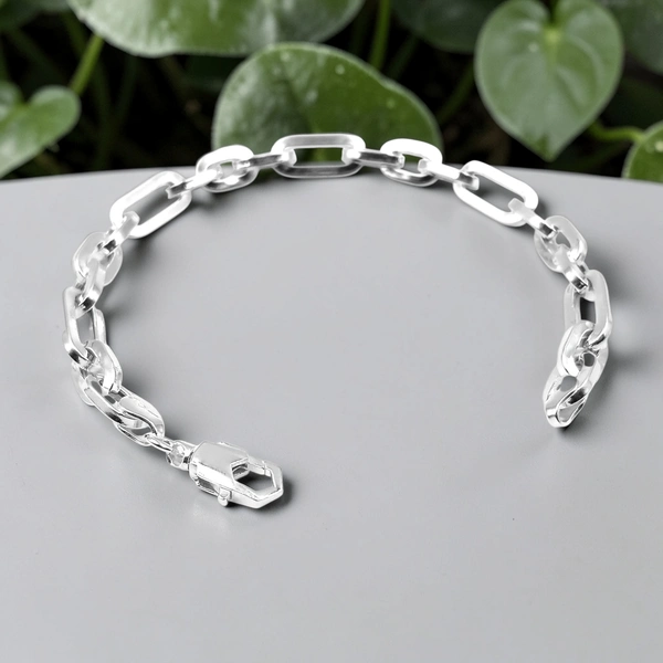 Avani Jewellers Silver Gents Bracelet - 12.23, 8.5 INCH
