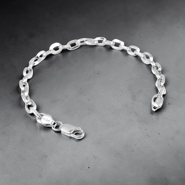 Avani Jewellers Silver Gents Bracelet - 5.31, 8.5 INCH