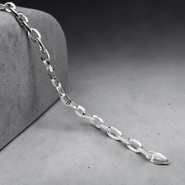 Avani Jewellers Silver Gents Bracelet - 5.31, 8.5 INCH