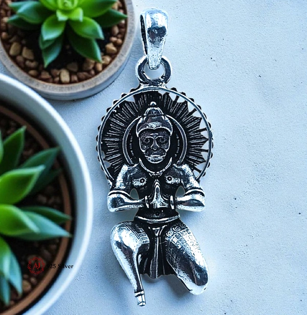 Silver God Pendant - 3.61