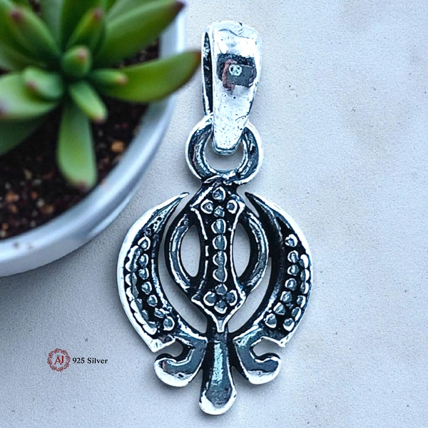 Silver God Pendant - 1.57