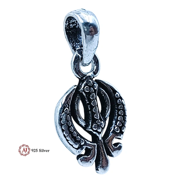 Silver God Pendant - 1.57