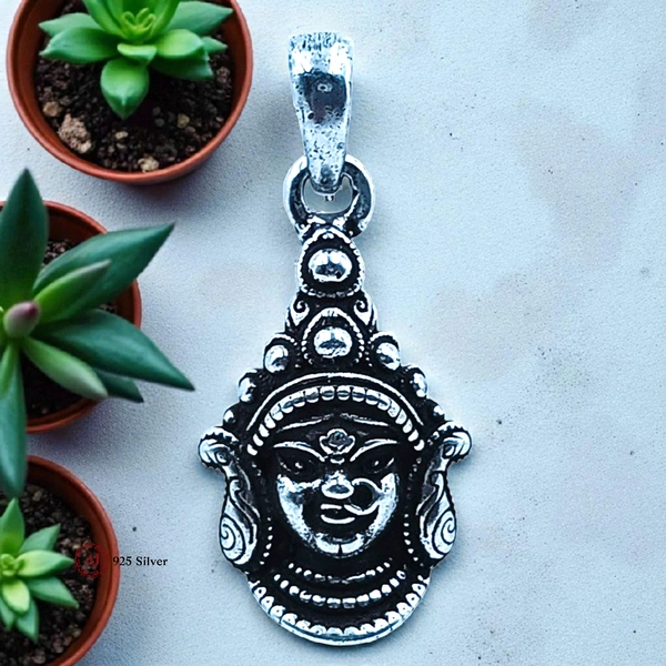 Silver God Pendant - 2.54