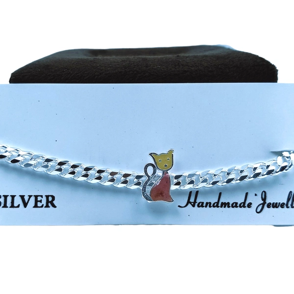 Silver Baby Bracelet - 8.61, Adjustable