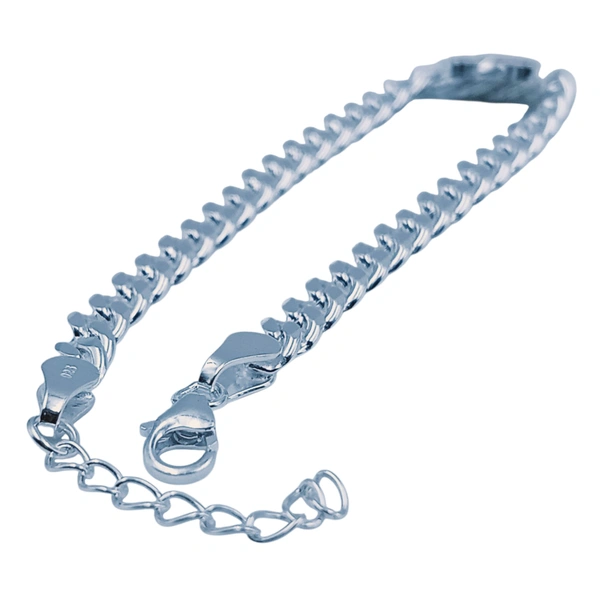 Silver Baby Bracelet - 7.34, Adjustable