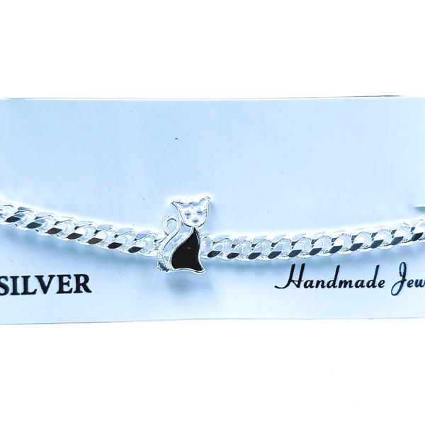 Silver Baby Bracelet - 8.63, Adjustable