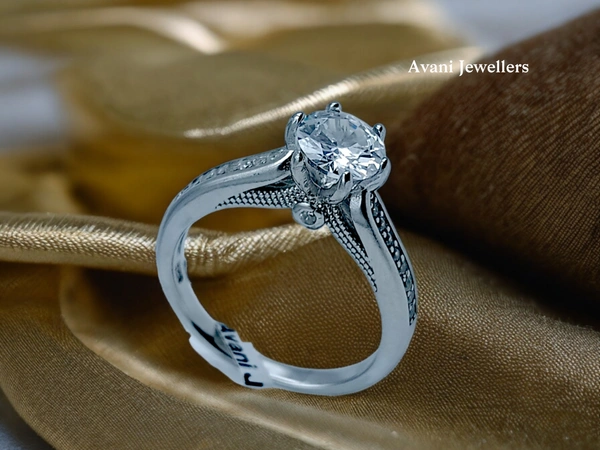 Avani Jewellers Silver Ladies Fancy Ring - 2.68, Adjustable