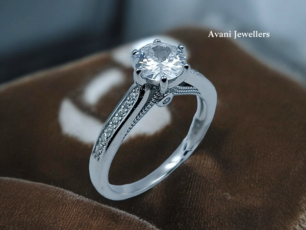 Avani Jewellers Silver Ladies Fancy Ring - 2.68, Adjustable