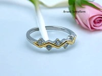 Avani Jewellers Silver Ladies Fancy Ring - 1.79, 14.5