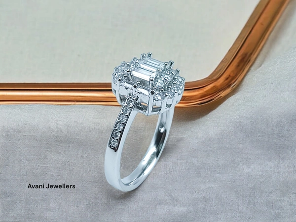 Avani Jewellers Silver Ladies Fancy Ring - 3.56, 12