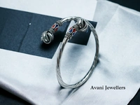 Avani Jewellers Silver Ladies Plain Kade - 10.97, Adjustable