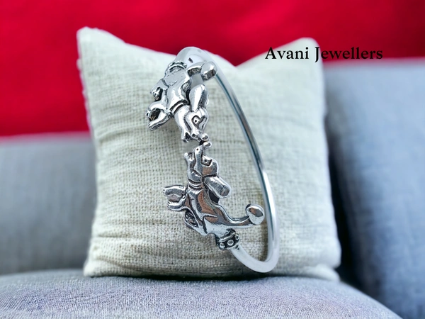 Avani Jewellers Silver Ladies Plain Kade - 12.92, Adjustable