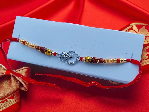 Silver Fancy Rakhi - Free Size