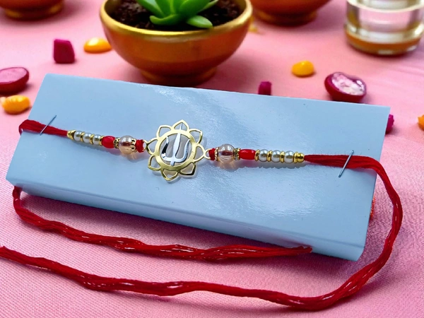 Silver Fancy Rakhi - Free Size