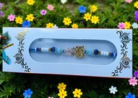 Silver Fancy Rakhi - Free Size