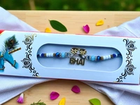 Silver Fancy Rakhi - Free Size
