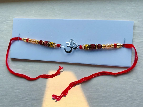 Silver Fancy Rakhi - Free Size