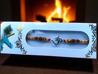 Silver Fancy Rakhi - Free Size