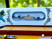 Silver Fancy Rakhi - Free Size