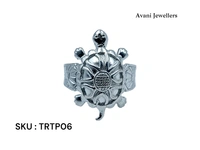 Avani Jewellers Silver Tortoise Plain Ring - 5.07, 23