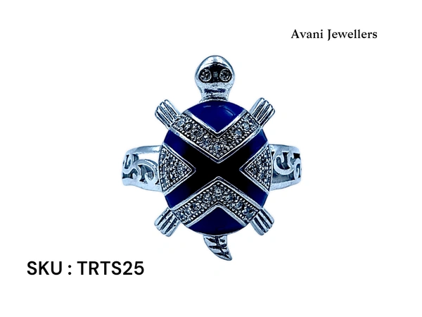 Avani Jewellers Silver Tortoise Fancy Ring - 5.92, 17