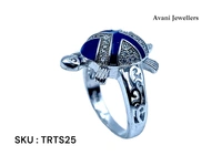 Avani Jewellers Silver Tortoise Fancy Ring - 5.92, 17