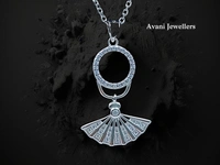 Avani Jewellers Silver Fancy Chain Pendant - 4.9, 18 INCH