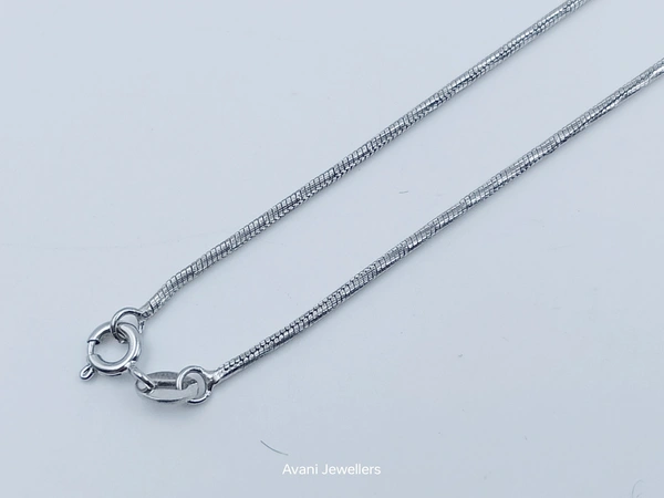 Avani Jewellers Silver Italian Chain - 4.73, 20-Inch