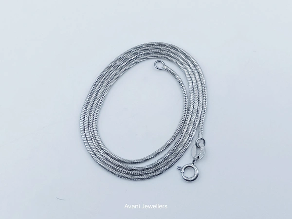 Avani Jewellers Silver Italian Chain - 4.73, 20-Inch