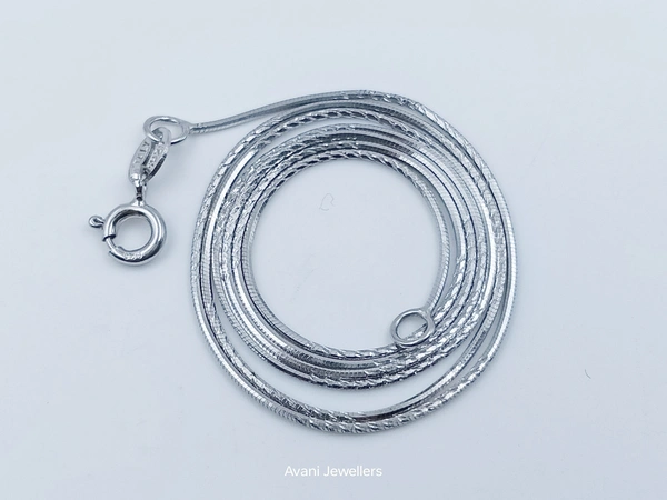 Avani Jewellers Silver Italian Chain - 2.08, 20-Inch