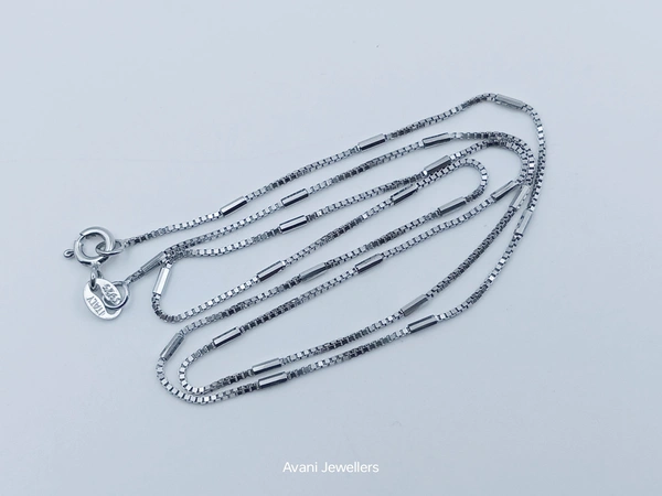 Avani Jewellers Silver Italian Chain - 2.29, 20-Inch